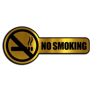 تابلو نشانگر آژنگ طرح علامت سیگار کشیدن ممنوع کدno s